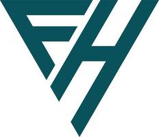 fh logo icona vettore