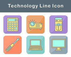 tecnologia vettore icona impostato