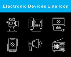 elettronico dispositivi vettore icona impostato