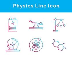 fisica vettore icona impostato