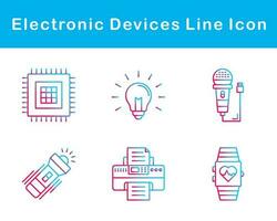 elettronico dispositivi vettore icona impostato