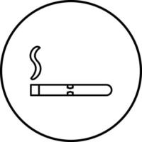 unico illuminato sigaro vettore icona