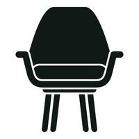 moderno sedia icona semplice vettore. interno mobilia vettore