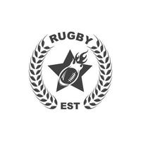 Rugby icona vettore illustrazione design