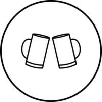 birre tostatura vettore icona