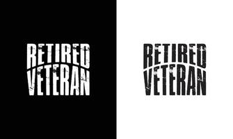 esercito t camicia disegno, veterano t camicia design vettore