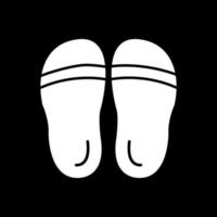 pantofola vettore icona design