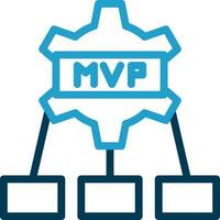 mvp vettore icona design