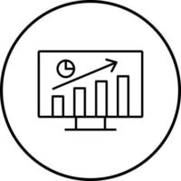 statistica vettore icona