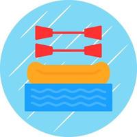rafting vettore icona design