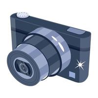 fotocamera digitale alla moda vettore