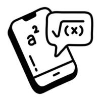 di moda matematica App vettore