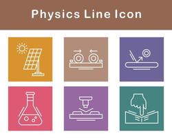 fisica vettore icona impostato