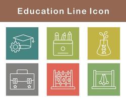 formazione scolastica vettore icona impostato