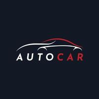 auto logo design vettore illustrazione