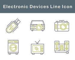 elettronico dispositivi vettore icona impostato