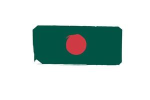 bangladesh bandiera design illustrazione, icona bandiera design con elegante concetto vettore