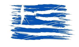Grecia bandiera design illustrazione, semplice design con elegante concetto vettore