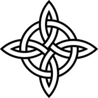 celtico mare nodo, cartello di eterno amicizia vettore