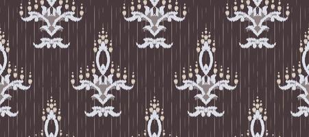 africano ikat paisley ricamo. batik tessile ikat diamante senza soluzione di continuità modello digitale vettore design per Stampa saree Kurti Borneo tessuto confine ikkat dupatta