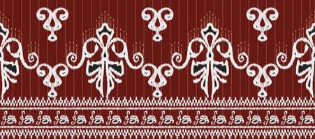 africano motivo ikat paisley ricamo sfondo. geometrico etnico orientale modello tradizionale. ikat azteco stile astratto vettore illustrazione. design per Stampa trama, tessuto, sari, sari, tappeto.