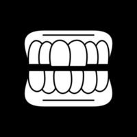 dentiera vettore icona design