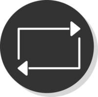 ciclo continuo vettore icona design