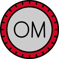 Oman comporre codice vettore icona
