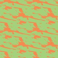 vettore seamless texture di sfondo pattern. colori disegnati a mano, verdi, arancioni.