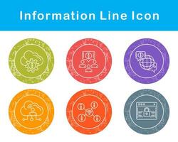 informazione vettore icona impostato