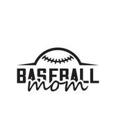 tipografia baseball maglietta design vettore png - baseball papà