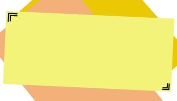 astratto tecnologia sfondo con sovrapposizione Marrone e giallo strati geometrico forme vettore