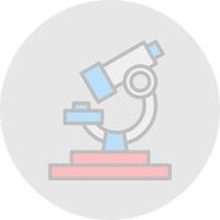 microscopio vettore icona design