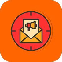 e-mail diretto marketing vettore icona design
