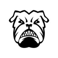 bulldog illustrazione vettore design