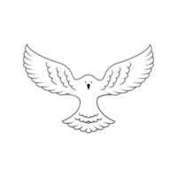 pace colomba simbolo illustrazione vettore