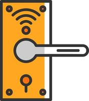 inteligente serratura vettore icona design