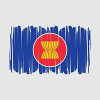 ASEAN bandiera spazzola vettore illustrazione