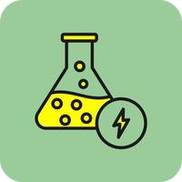 chimico energia vettore icona design
