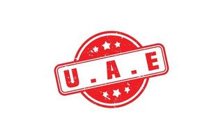 Emirati Arabi Uniti francobollo gomma da cancellare con grunge stile su bianca sfondo vettore
