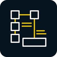 diagramma di flusso vettore icona design