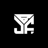 bjf lettera logo creativo design con vettore grafico, bjf semplice e moderno logo.