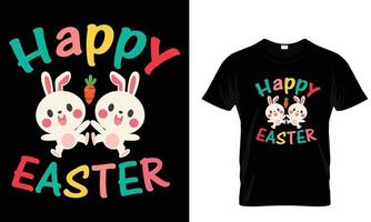 contento Pasqua divertente t camicia design modello .facile per stampa.divertente Pasqua giorno tutti scopo t camicia per uomo e donne vettore