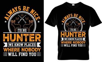 a caccia maglietta disegno, cacciatore maglietta, cacciatore, a caccia, vettore