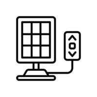 solare pannello icona per il tuo sito web disegno, logo, app, ui. vettore