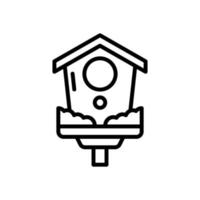 birdhouse icona per il tuo sito web disegno, logo, app, ui. vettore