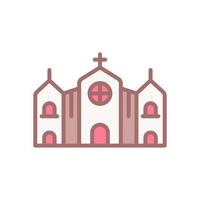 Chiesa icona per il tuo sito web disegno, logo, app, ui. vettore