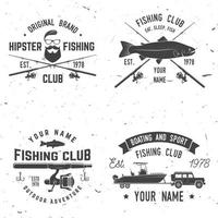 sport pesca club. vettore illustrazione.