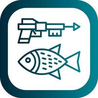 pesca subacquea vettore icona design