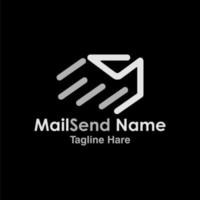 mailsend logo icona design modello elemento. logotipi concetto. mailsend logo icona. vettore modello.